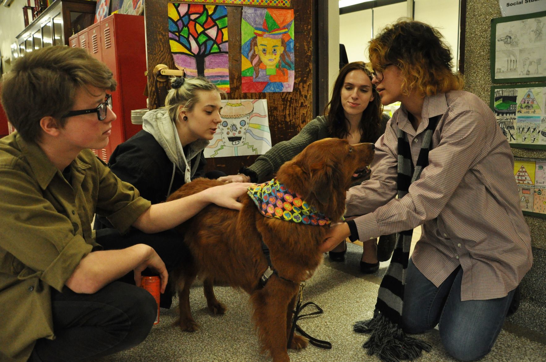 Students and Reggie